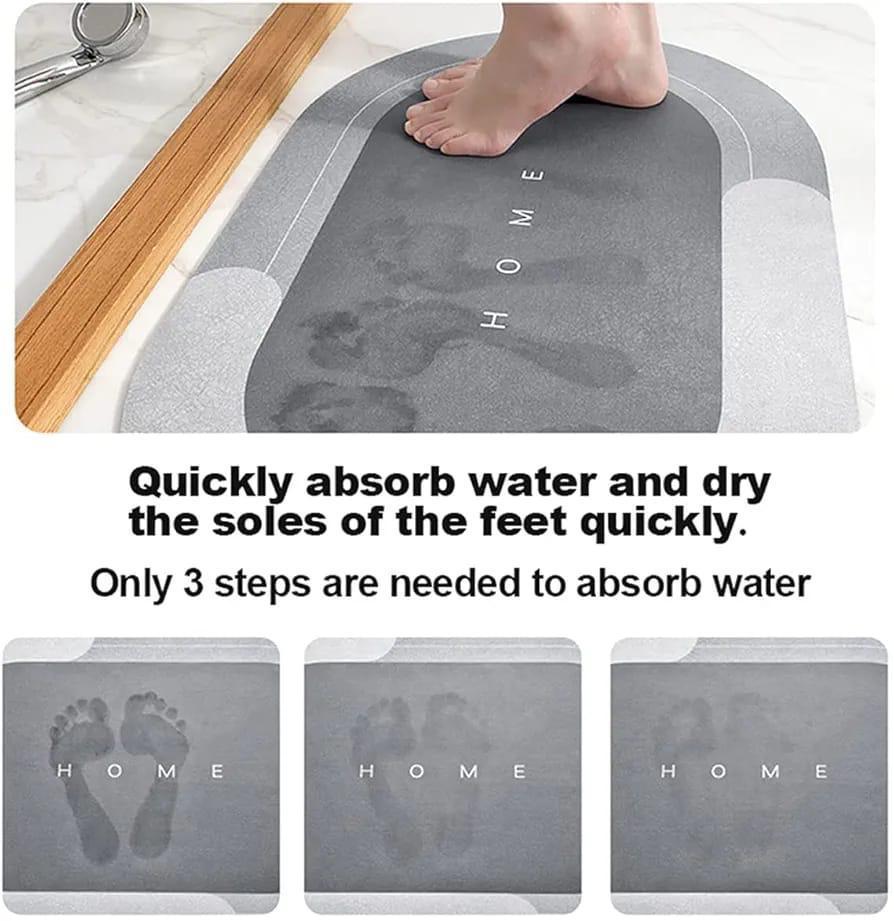 Water Absorbent Rubber Mat Oval