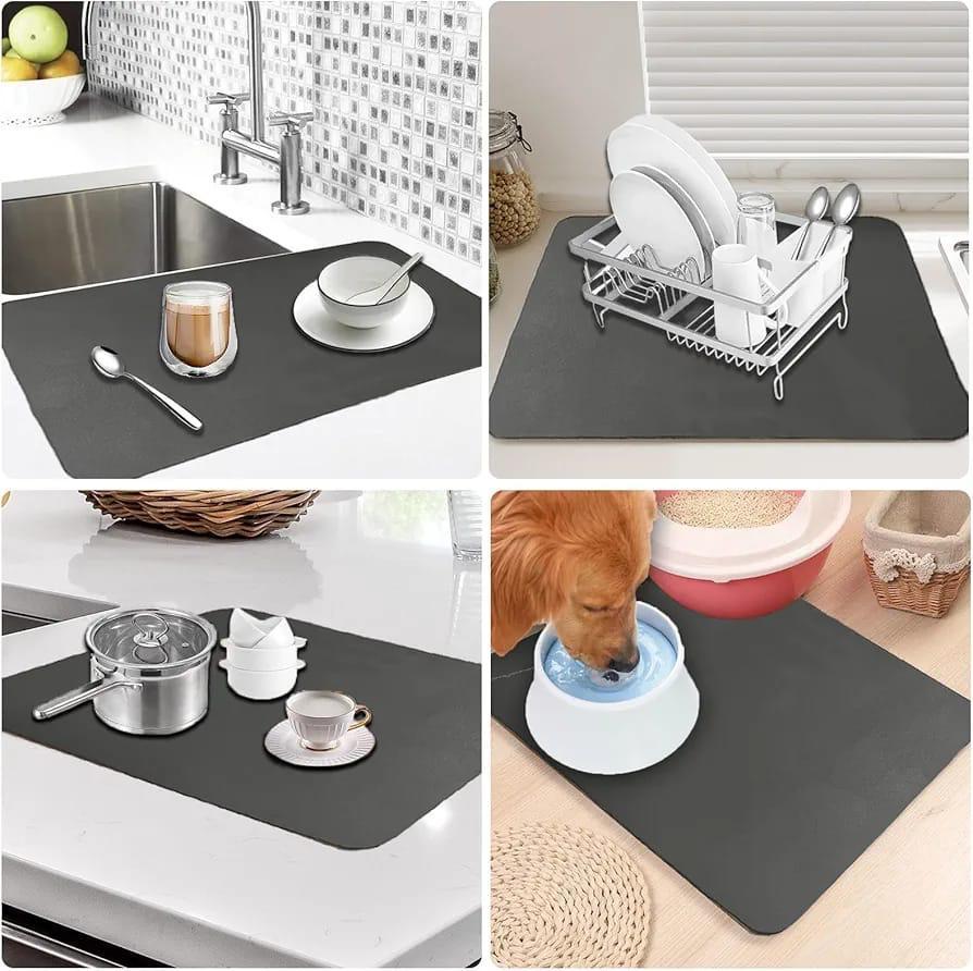 Water Absorbent Sink Mat Large Size 60*40cm