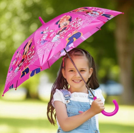 Kids Umbrella Cartoon Printed