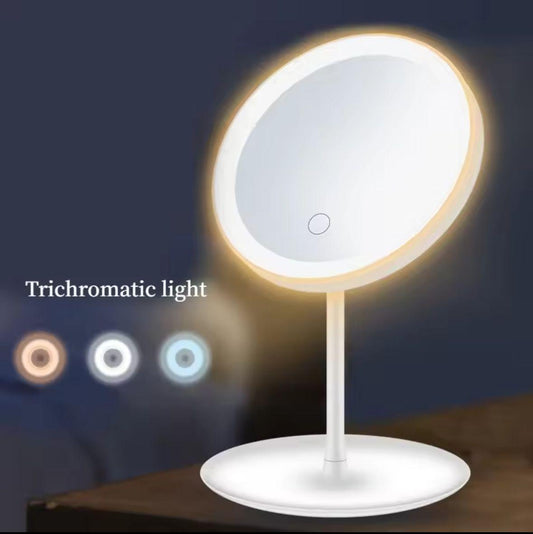 Table Mirror with Light