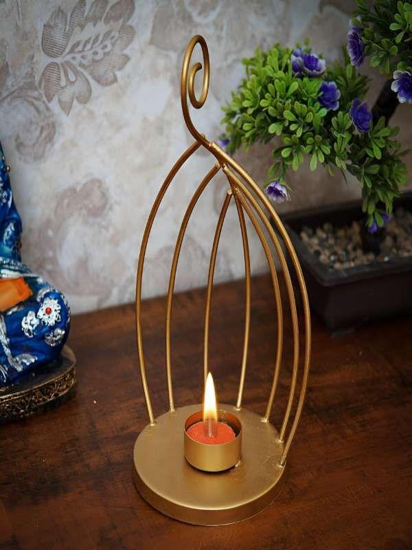 Decorative Golden Candle Holder