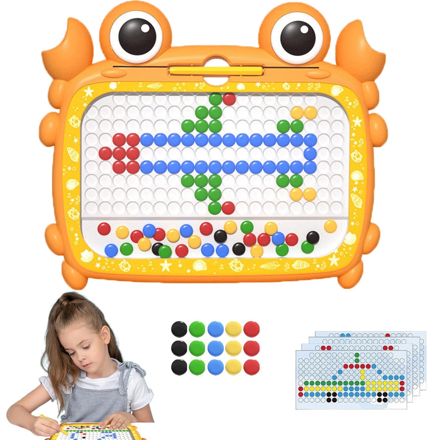 Crab Magnetic Sketch Board 116 Beats