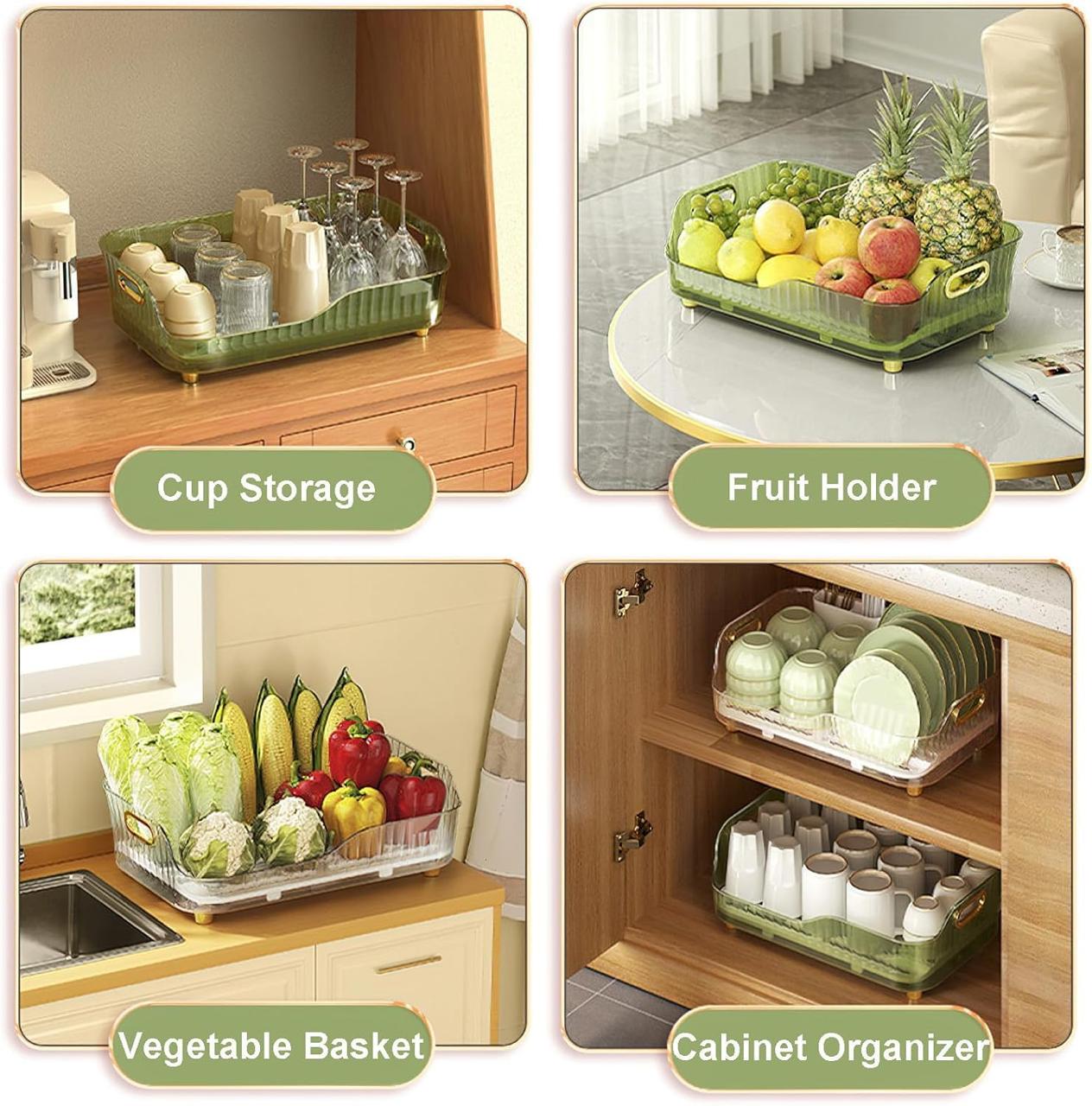 3-in-1 Dish Drying Rack Organizer with Cutlery Holder